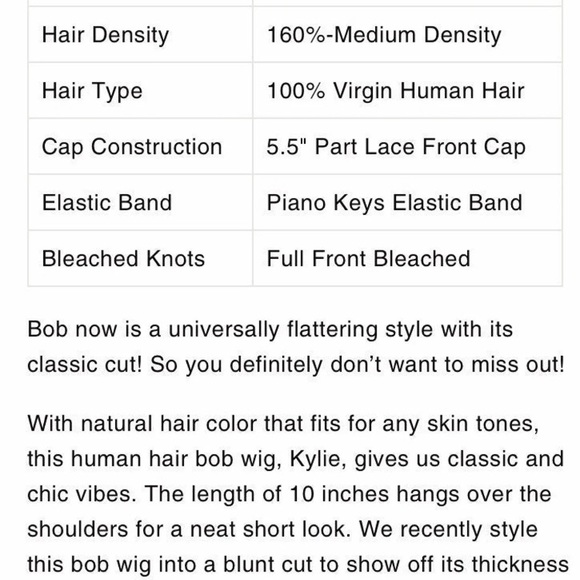 HD Lace Front HairViVi Bob - Picture 5 of 14